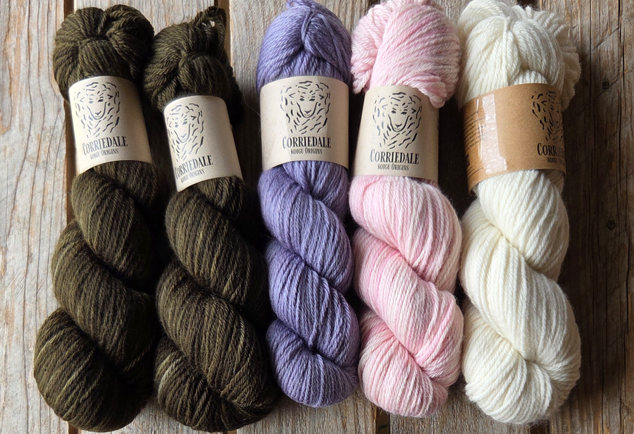 Rahvuslik Cardigan Kit -'Kindred Knits' by Aleks Byrd