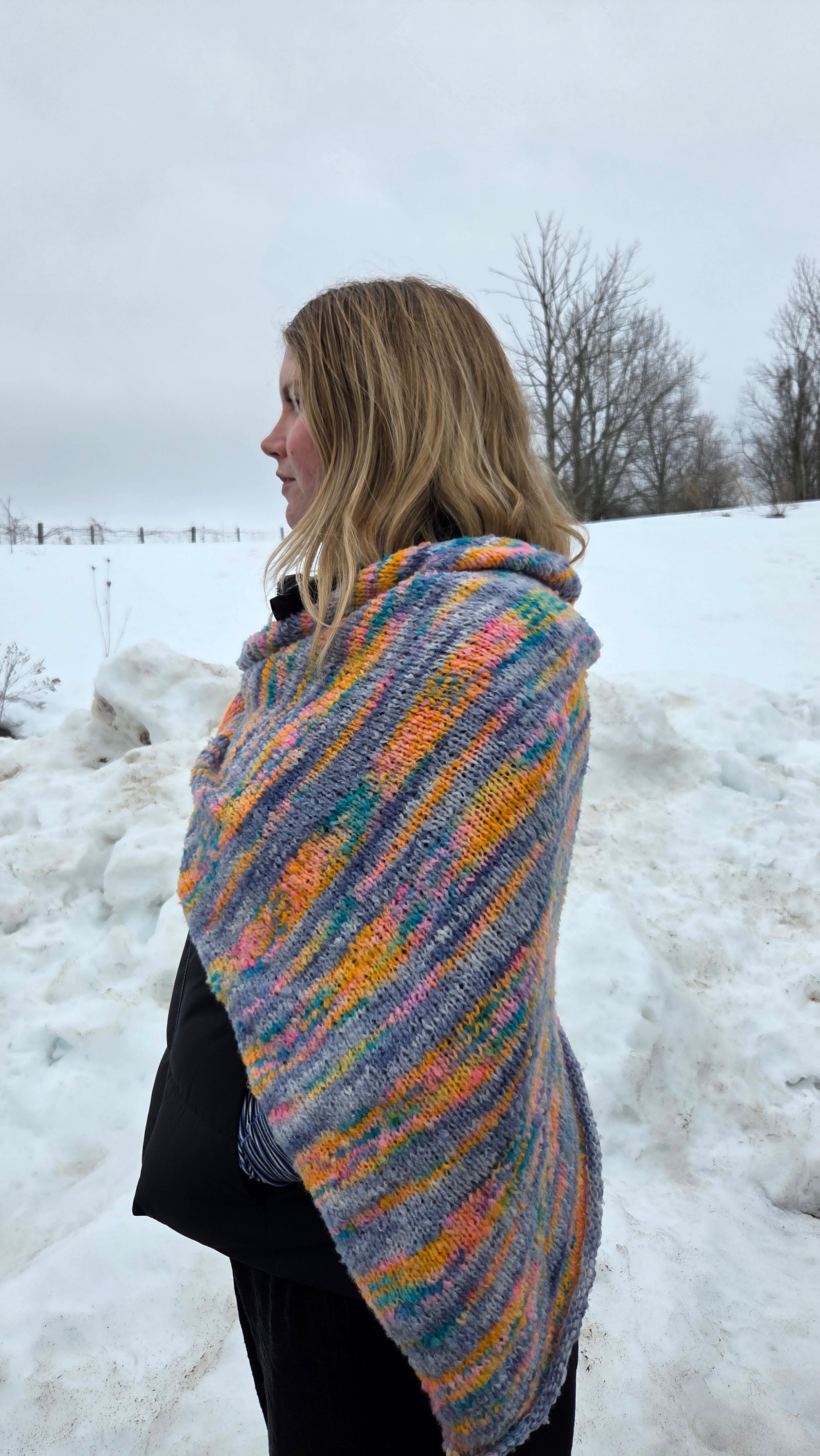 Zsa Zsa Shawl - PDF Pattern