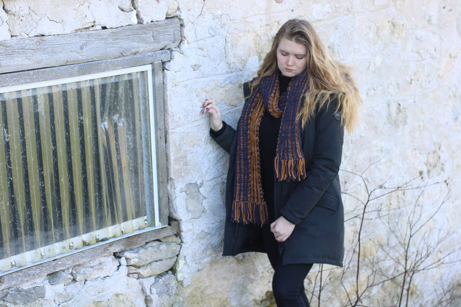 Basic Brioche Scarf PDF Pattern