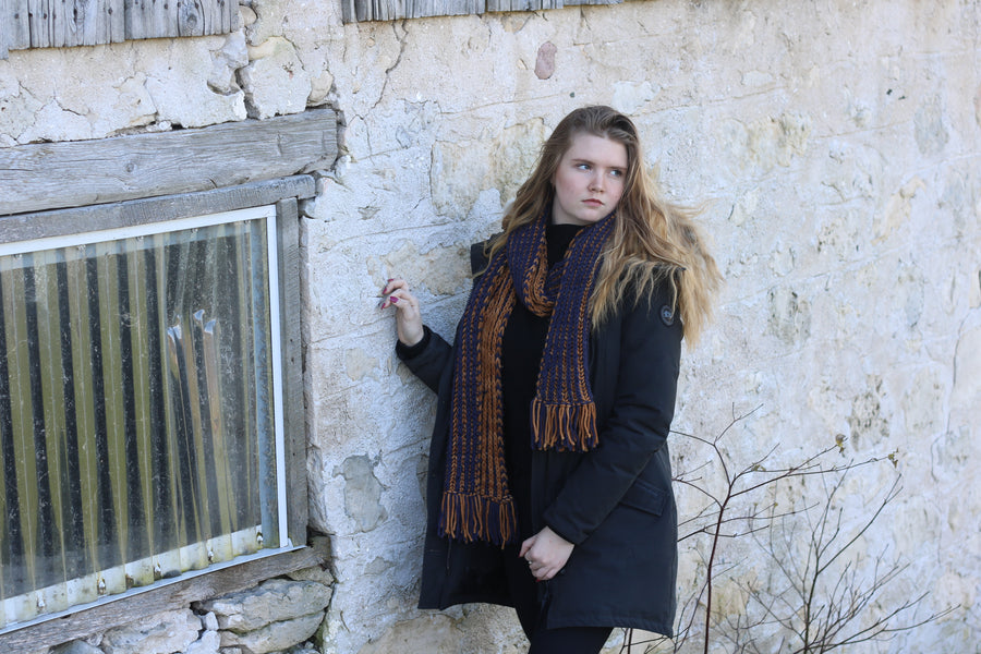 Basic Brioche Scarf PDF Pattern