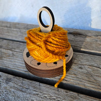 Yarn to Go Carousel - Wooden Yarn Butler