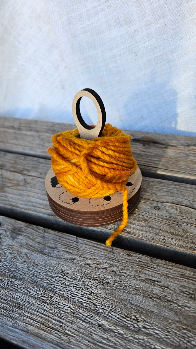 Yarn to Go Carousel - Wooden Yarn Butler