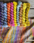 Colour Cocktail Shawl PDF pattern