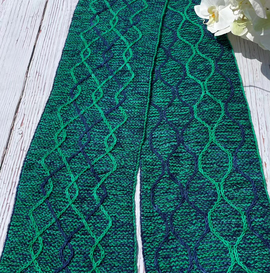 Comet Trails Scarf Kit - Mary W. Martin Knits