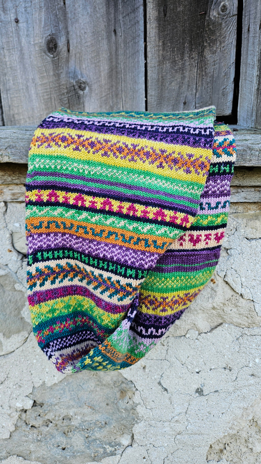 Fair Isle Mobius / Kaleidoscope Cowl Kit