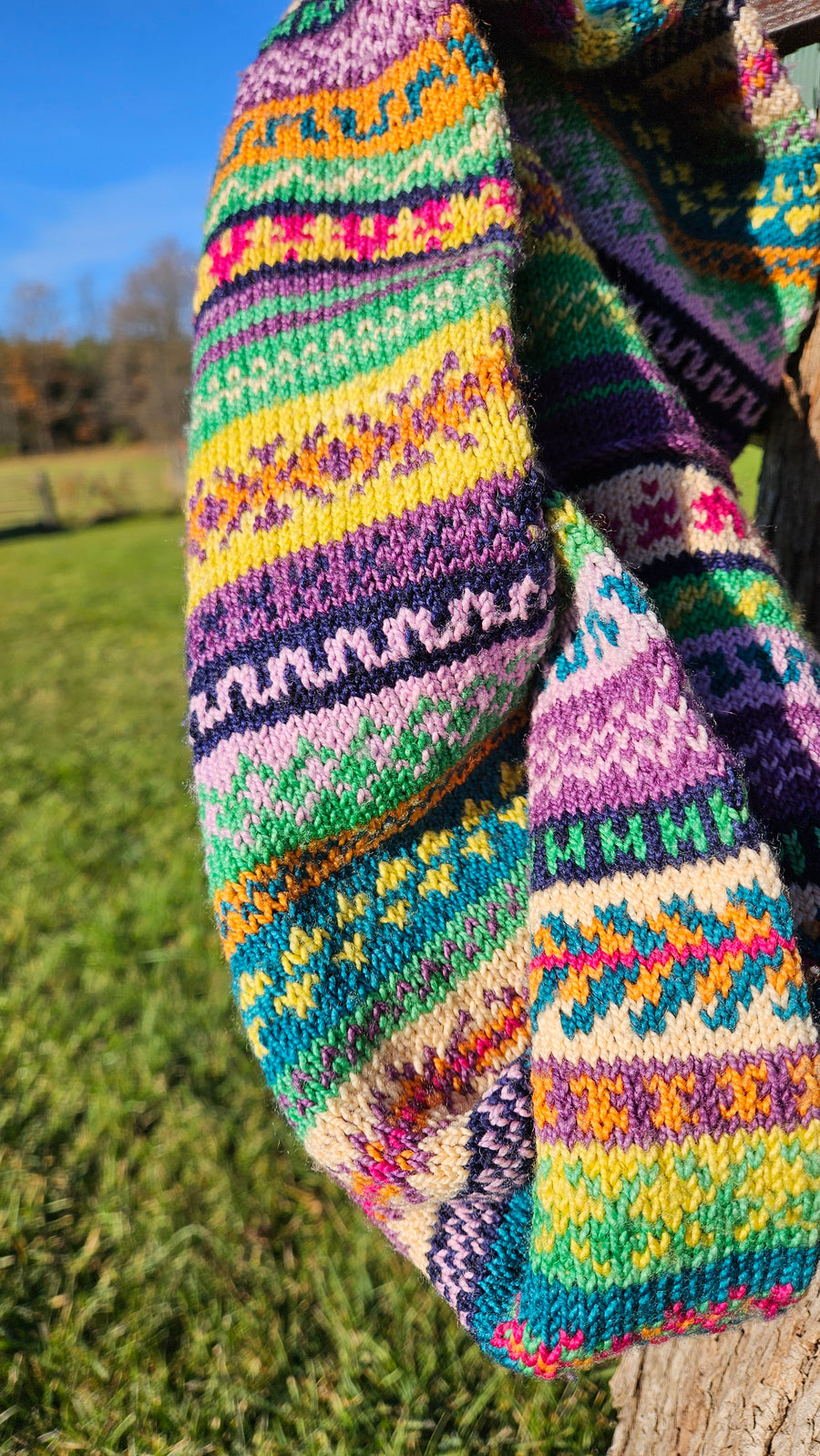 Fair Isle Mobius / Kaleidoscope Cowl Kit