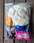 100% Merino wool roving - 100g mixed bag