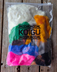 100% Merino wool roving - 100g mixed bag