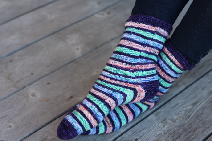 Spumoni Socks PDF Pattern