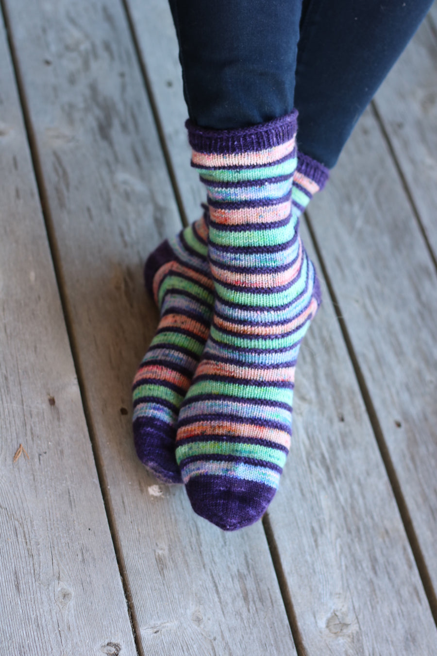 Spumoni Socks PDF Pattern