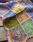 Koigu Square Medallion Blanket pdf pattern