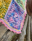 Koigu Square Medallion Blanket pdf pattern