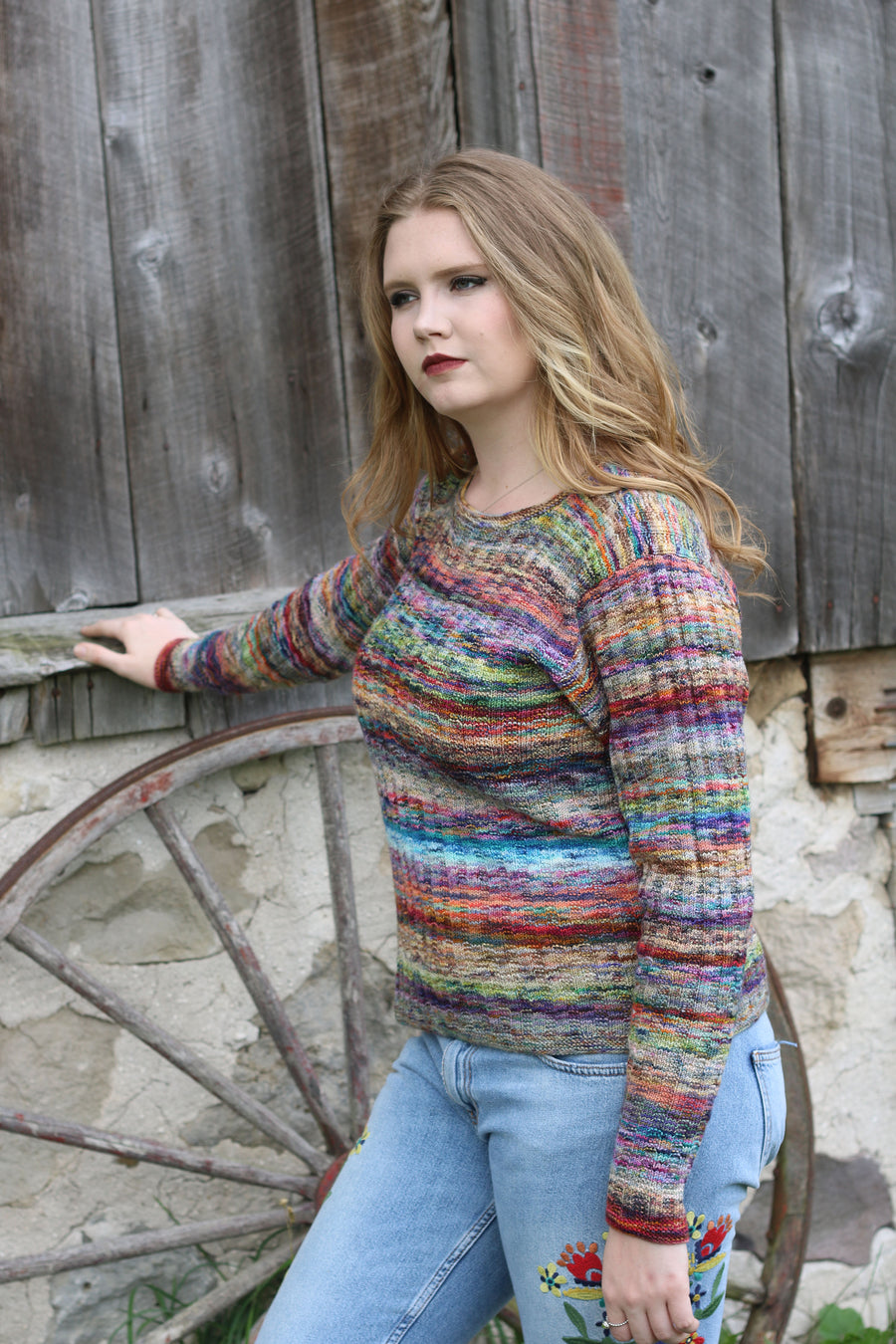 Multicolor Women’s Pullover pattern download