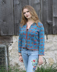 Tetris cardigan - pdf pattern