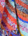 Dragonfly  Corner to Corner Scarf  - Crochet download pattern