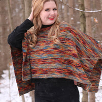 Tyne Garter-Striped Poncho - download