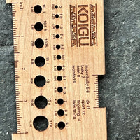 Needle Gauge or Wraps Per Inch Tool