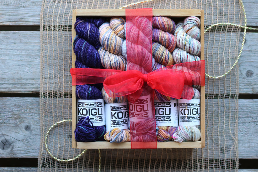 5 skein Crates - KPPPM Holiday Gift Pack