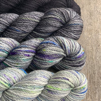 Crochet Fade Wrap | EASTON SHAWL  By TL Yarn Crafts Yarn PACK colour Grey