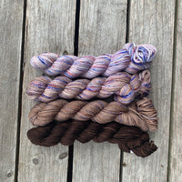 Crochet Fade Wrap | EASTON SHAWL  By TL Yarn Crafts Yarn PACK colour Brown